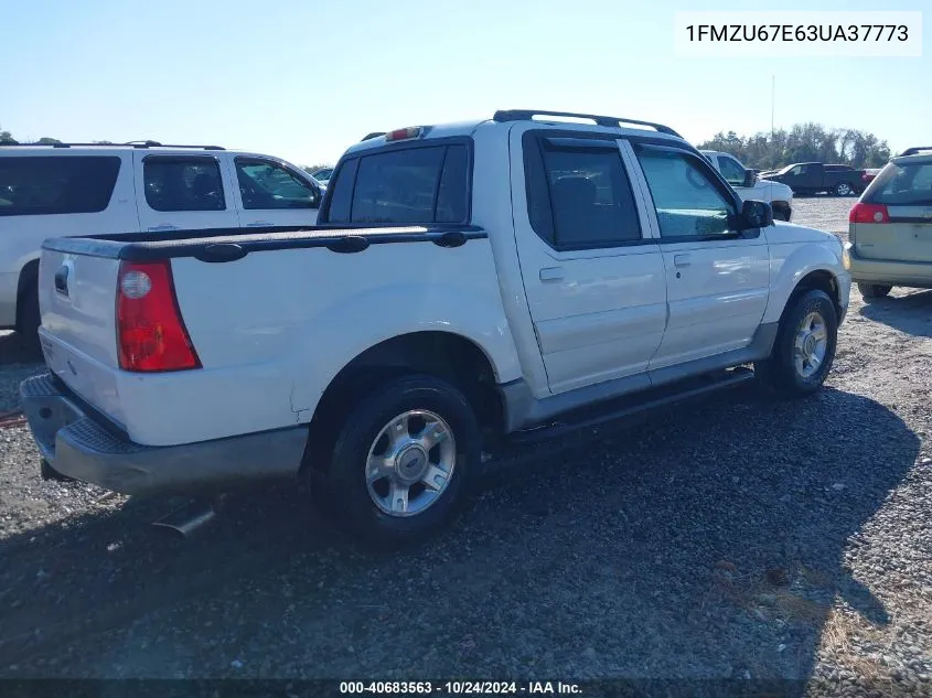 2003 Ford Explorer Sport Trac Xls/Xlt VIN: 1FMZU67E63UA37773 Lot: 40683563