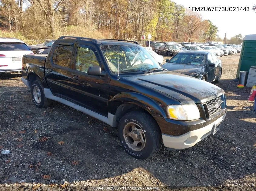 2003 Ford Explorer Sport Trac Xls/Xlt VIN: 1FMZU67E73UC21443 Lot: 40842588