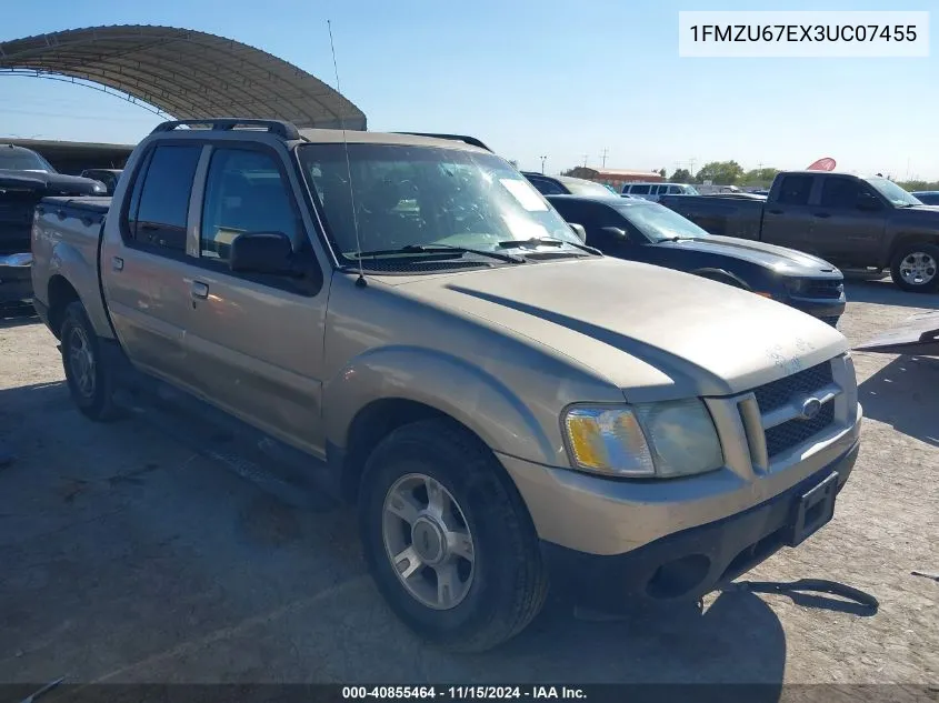 2003 Ford Explorer Sport Trac Xls/Xlt VIN: 1FMZU67EX3UC07455 Lot: 40855464