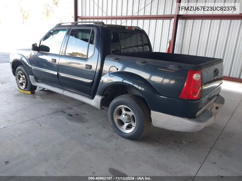 2003 Ford Explorer Sport Trac Xls/Xlt VIN: 1FMZU67E23UC82375 Lot: 40862107