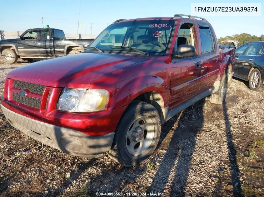 2003 Ford Explorer Sport Trac Xls/Xlt VIN: 1FMZU67E23UA39374 Lot: 40893552