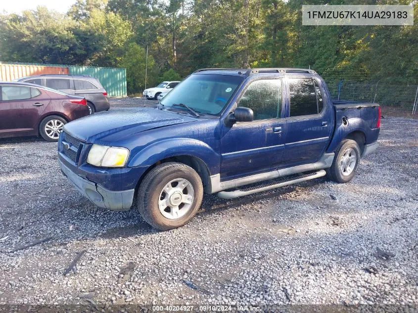 2004 Ford Explorer Sport Trac Adrenalin/Xls/Xlt VIN: 1FMZU67K14UA29183 Lot: 40204927