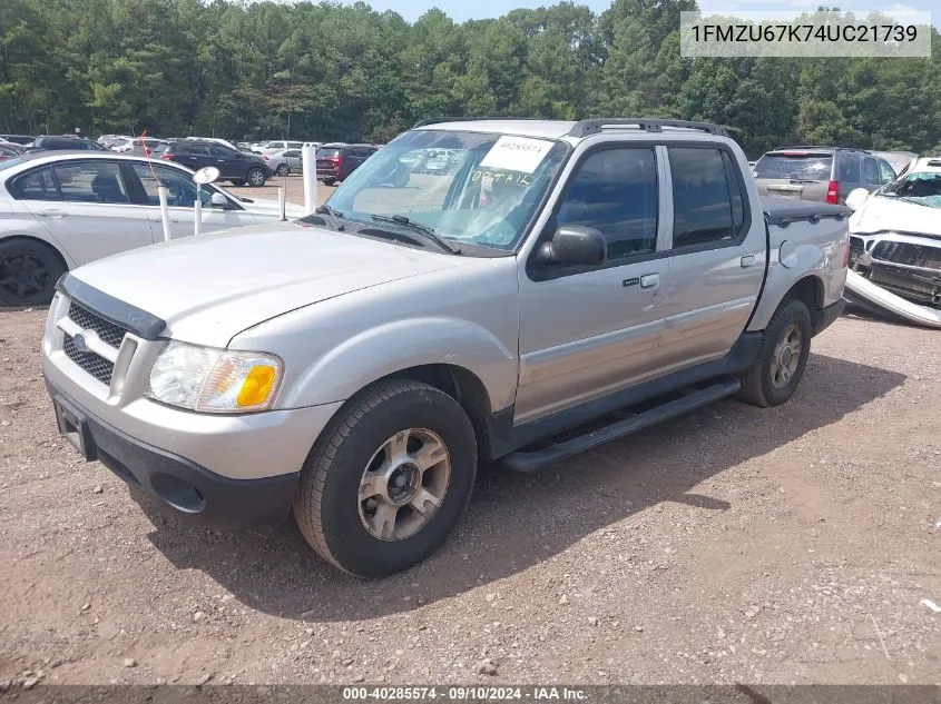 2004 Ford Explorer Sport Trac Adrenalin/Xls/Xlt VIN: 1FMZU67K74UC21739 Lot: 40285574