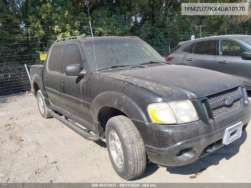 2004 Ford Explorer Sport Trac Adrenalin/Xls/Xlt VIN: 1FMZU77KX4UA10170 Lot: 40373837