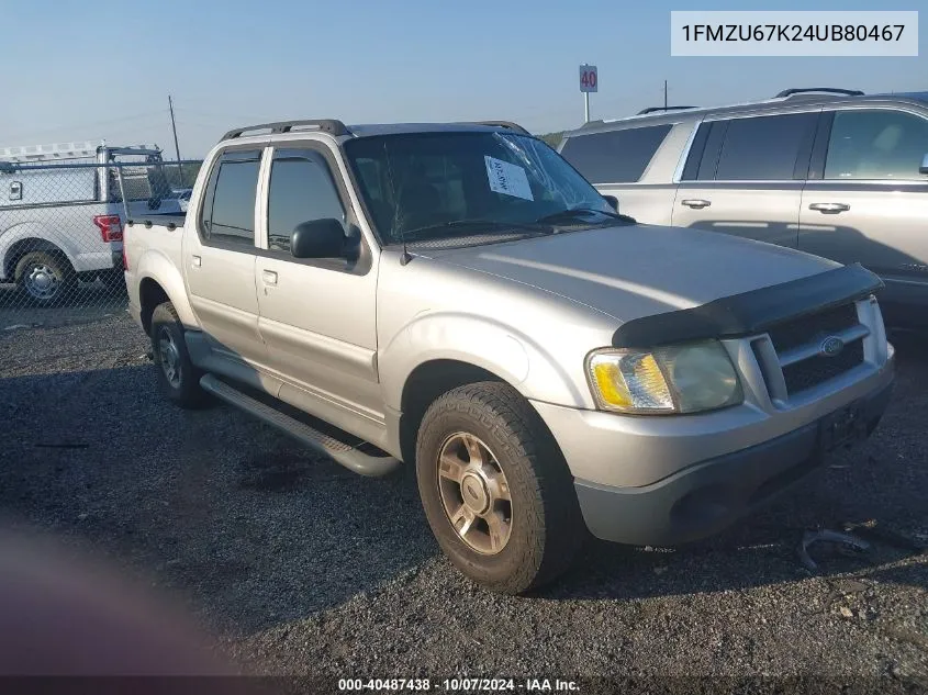 2004 Ford Explorer Sport Trac VIN: 1FMZU67K24UB80467 Lot: 40487438