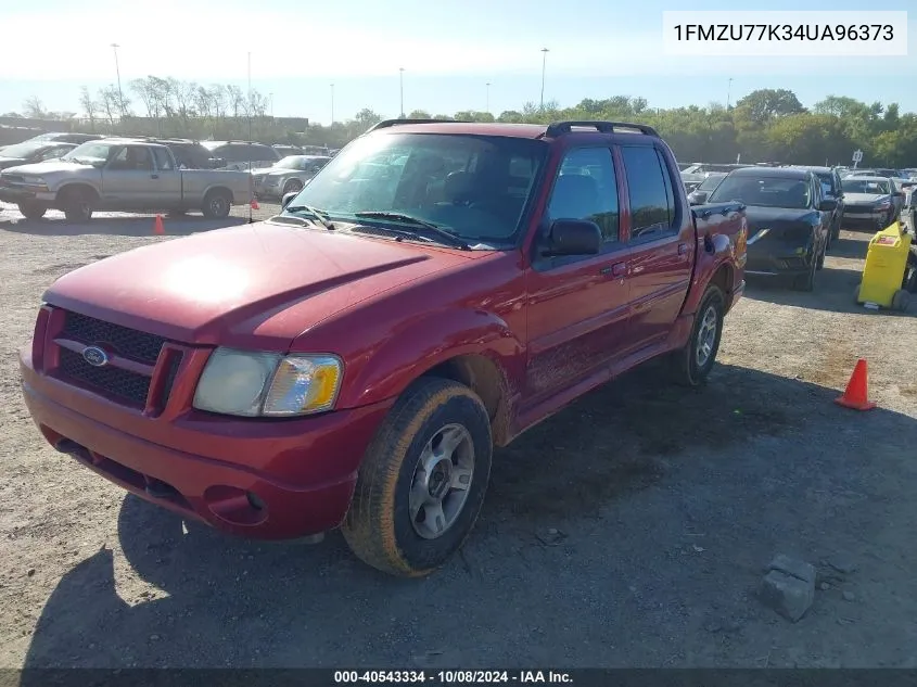 2004 Ford Explorer Sport Trac Adrenalin/Xls/Xlt VIN: 1FMZU77K34UA96373 Lot: 40543334