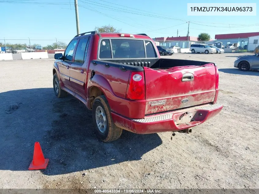 2004 Ford Explorer Sport Trac Adrenalin/Xls/Xlt VIN: 1FMZU77K34UA96373 Lot: 40543334