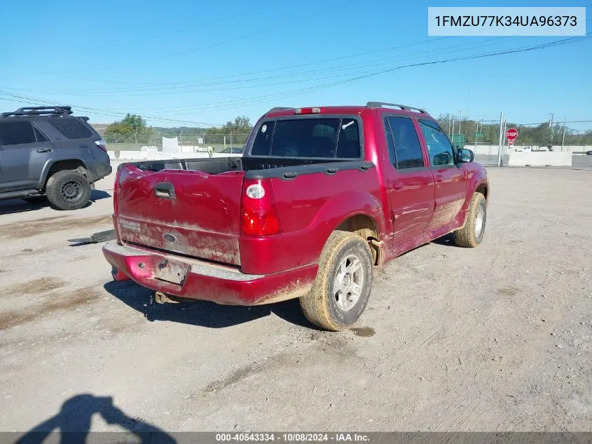 2004 Ford Explorer Sport Trac Adrenalin/Xls/Xlt VIN: 1FMZU77K34UA96373 Lot: 40543334