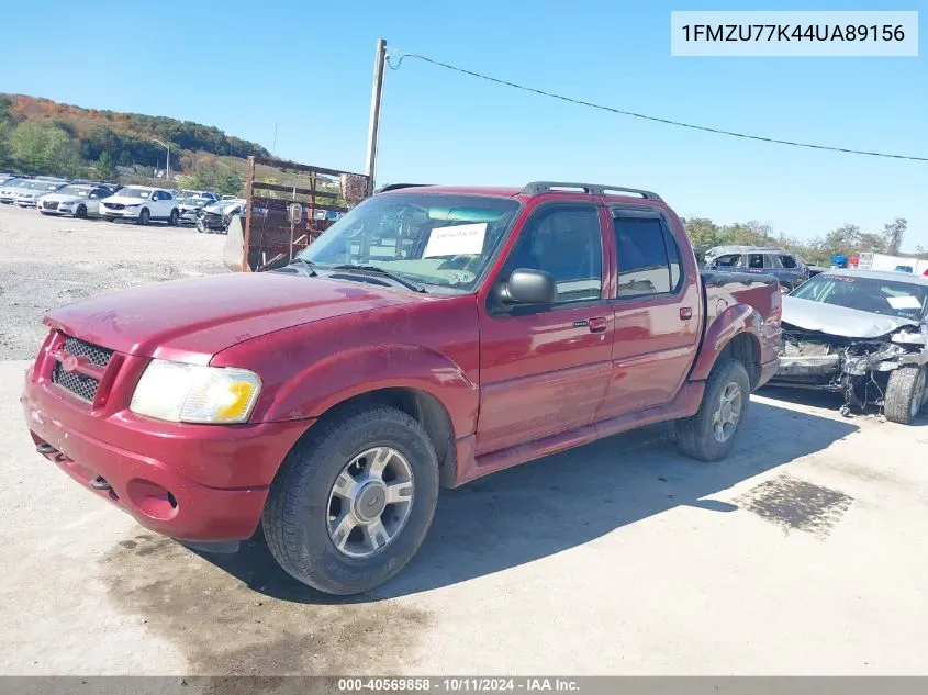 2004 Ford Explorer Sport Trac Adrenalin/Xls/Xlt VIN: 1FMZU77K44UA89156 Lot: 40569858