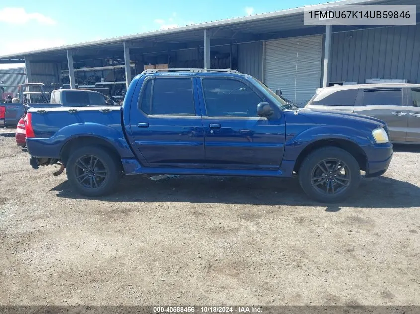 2004 Ford Explorer Sport Trac Adrenalin/Xls/Xlt VIN: 1FMDU67K14UB59846 Lot: 40588456