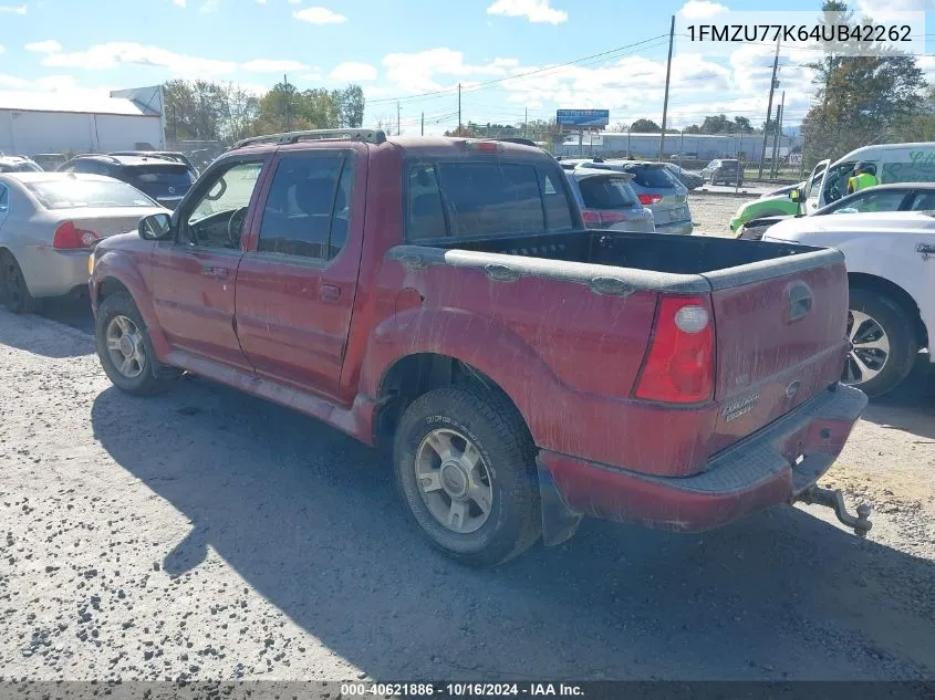 2004 Ford Explorer Sport Trac Adrenalin/Xls/Xlt VIN: 1FMZU77K64UB42262 Lot: 40621886