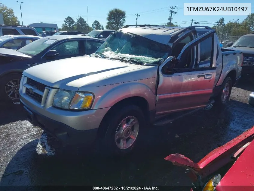 2004 Ford Explorer Sport Trac Adrenalin/Xls/Xlt VIN: 1FMZU67K24UB10497 Lot: 40647282