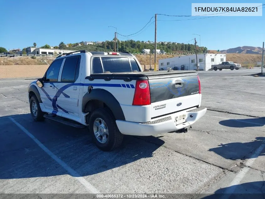 2004 Ford Explorer Sport Trac Adrenalin/Xls/Xlt VIN: 1FMDU67K84UA82621 Lot: 40655372