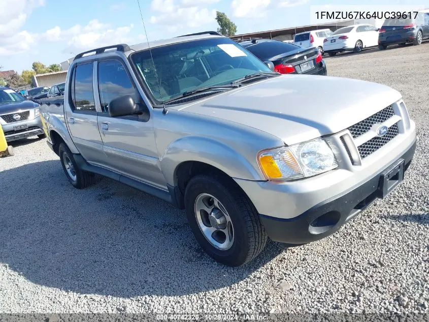 2004 Ford Explorer Sport Trac Adrenalin/Xls/Xlt/Xlt Premium VIN: 1FMZU67K64UC39617 Lot: 40742320