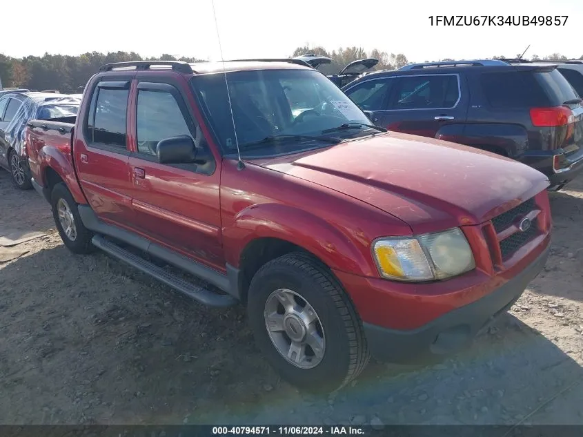 2004 Ford Explorer Sport Trac Adrenalin/Xls/Xlt/Xlt Premium VIN: 1FMZU67K34UB49857 Lot: 40794571