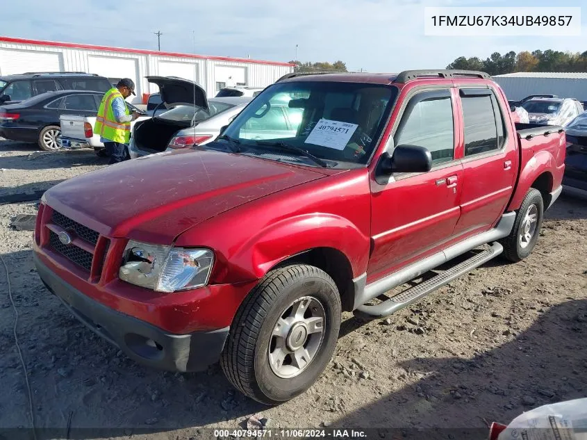 2004 Ford Explorer Sport Trac Adrenalin/Xls/Xlt/Xlt Premium VIN: 1FMZU67K34UB49857 Lot: 40794571