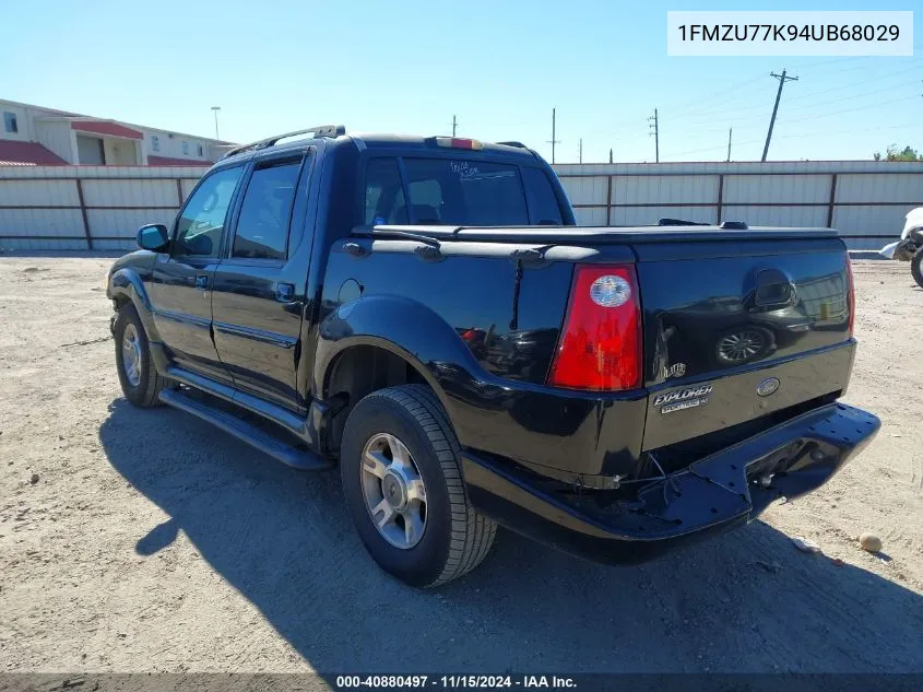 2004 Ford Explorer Sport Trac Adrenalin/Xls/Xlt VIN: 1FMZU77K94UB68029 Lot: 40880497