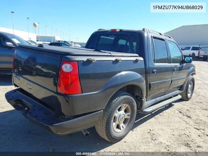 2004 Ford Explorer Sport Trac Adrenalin/Xls/Xlt VIN: 1FMZU77K94UB68029 Lot: 40880497