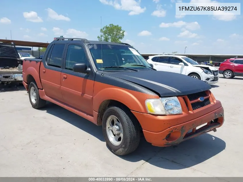 2005 Ford Explorer Sport Trac Adrenalin/Xls/Xlt VIN: 1FMZU67K85UA39274 Lot: 40033990