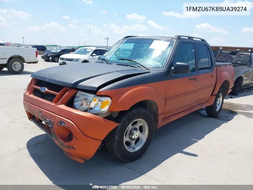 2005 Ford Explorer Sport Trac Adrenalin/Xls/Xlt VIN: 1FMZU67K85UA39274 Lot: 40033990