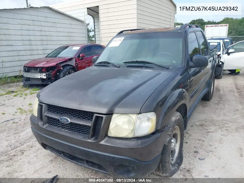 2005 Ford Explorer Sport Trac VIN: 1FMZU67K45UA29342 Lot: 40347350