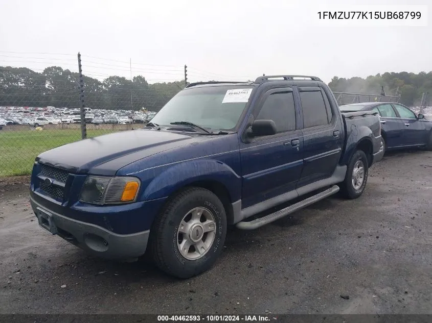 2005 Ford Explorer Sport Trac Adrenalin/Xls/Xlt VIN: 1FMZU77K15UB68799 Lot: 40462593