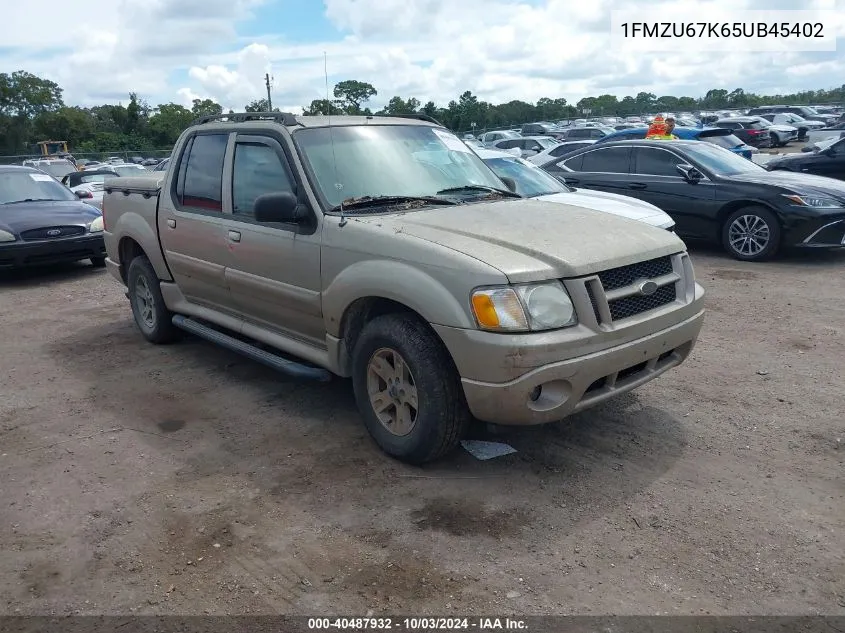 2005 Ford Explorer Sport Trac Adrenalin/Xls/Xlt VIN: 1FMZU67K65UB45402 Lot: 40487932