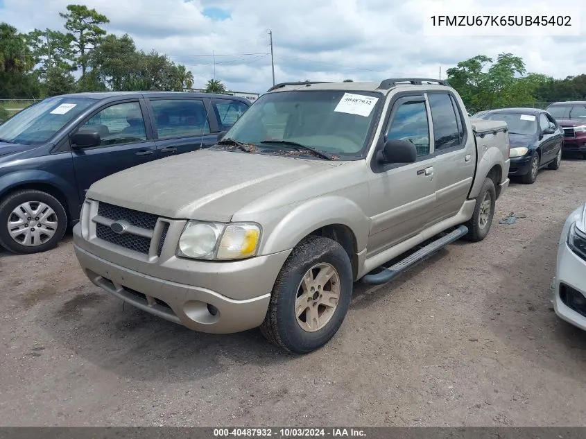 2005 Ford Explorer Sport Trac Adrenalin/Xls/Xlt VIN: 1FMZU67K65UB45402 Lot: 40487932