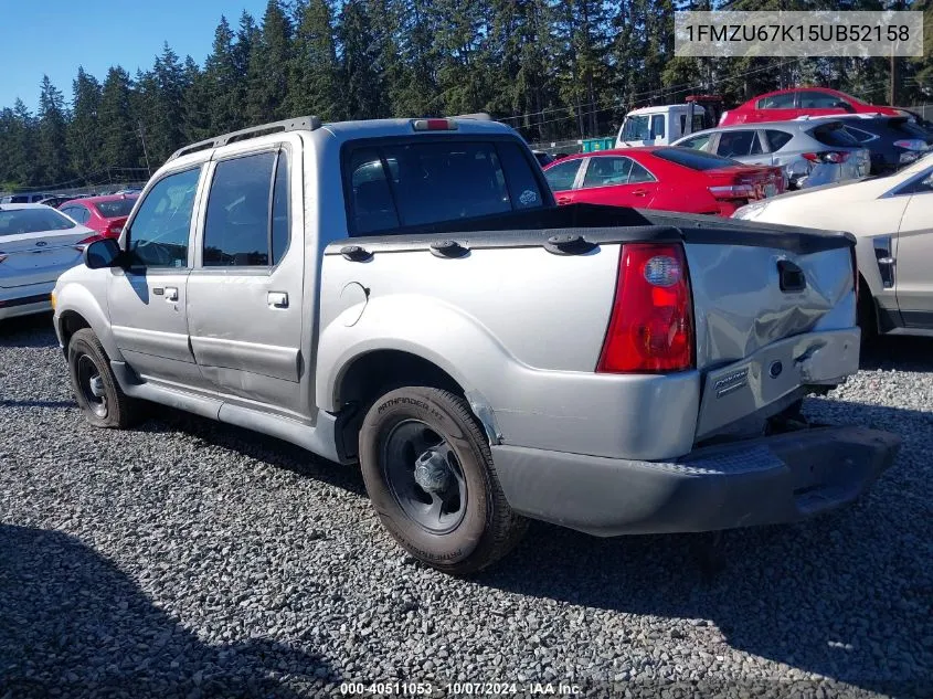 2005 Ford Explorer Sport Trac VIN: 1FMZU67K15UB52158 Lot: 40511053