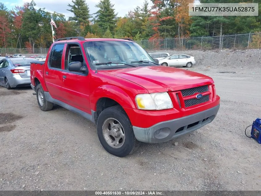 2005 Ford Explorer Sport Trac Adrenalin/Xls/Xlt VIN: 1FMZU77K35UA52875 Lot: 40551630