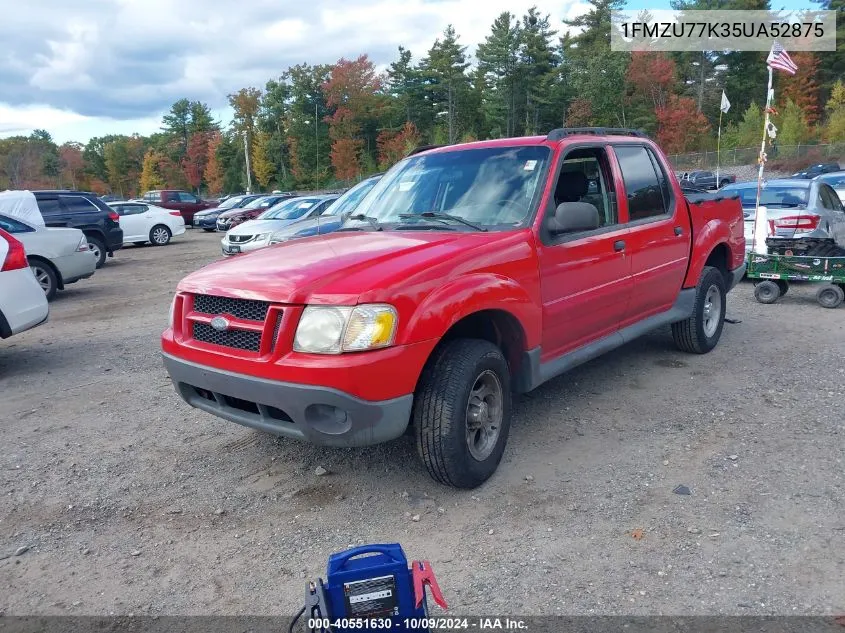 2005 Ford Explorer Sport Trac Adrenalin/Xls/Xlt VIN: 1FMZU77K35UA52875 Lot: 40551630