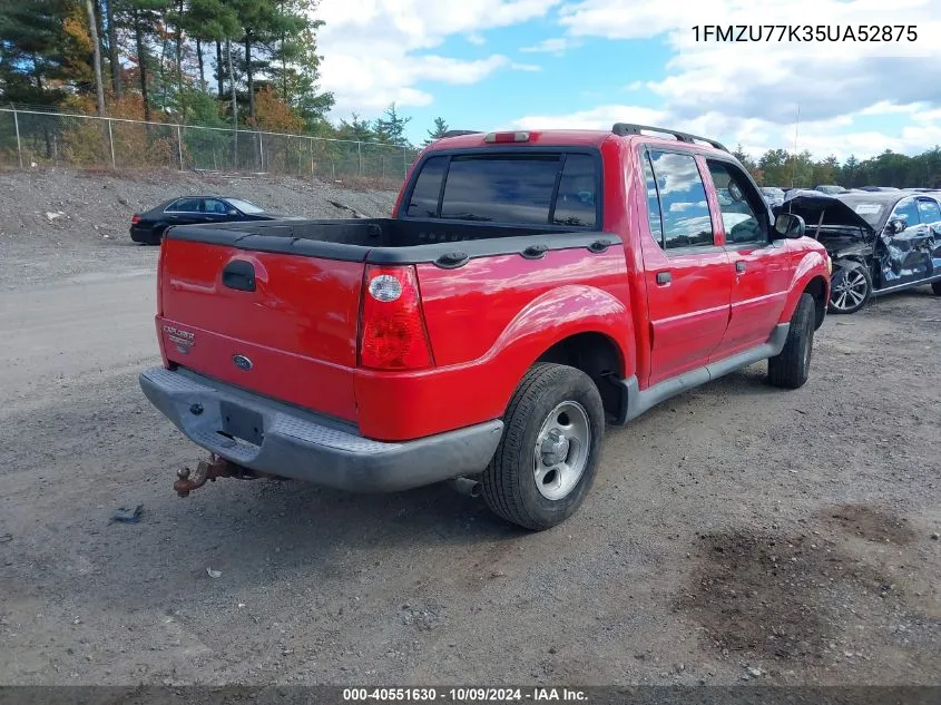 2005 Ford Explorer Sport Trac Adrenalin/Xls/Xlt VIN: 1FMZU77K35UA52875 Lot: 40551630