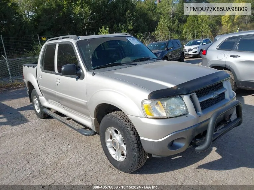 2005 Ford Explorer Sport Trac Adrenalin/Xls/Xlt VIN: 1FMDU77K85UA98809 Lot: 40576069