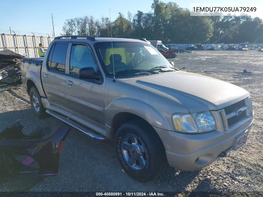 2005 Ford Explorer Sport Trac VIN: 1FMDU77K05UA79249 Lot: 40580891