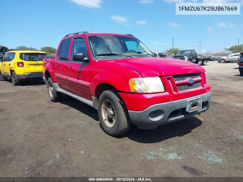 2005 Ford Explorer Sport Trac Adrenalin/Xls/Xlt VIN: 1FMZU67K25UB67669 Lot: 40608600