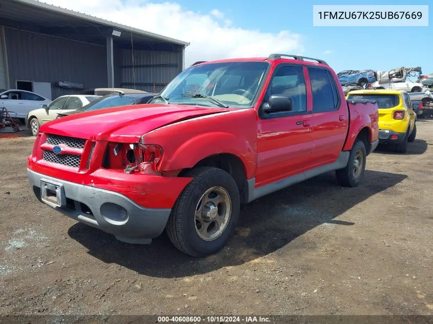 2005 Ford Explorer Sport Trac Adrenalin/Xls/Xlt VIN: 1FMZU67K25UB67669 Lot: 40608600