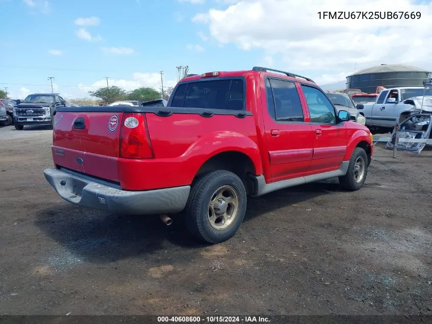 2005 Ford Explorer Sport Trac Adrenalin/Xls/Xlt VIN: 1FMZU67K25UB67669 Lot: 40608600