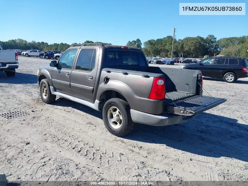 2005 Ford Explorer Sport Trac Adrenalin/Xls/Xlt VIN: 1FMZU67K05UB73860 Lot: 40628080