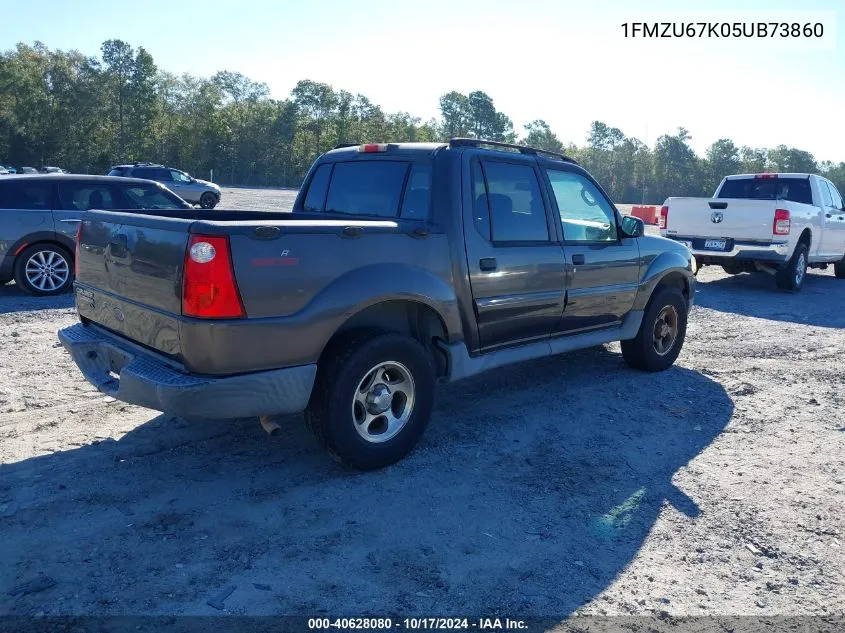 2005 Ford Explorer Sport Trac Adrenalin/Xls/Xlt VIN: 1FMZU67K05UB73860 Lot: 40628080