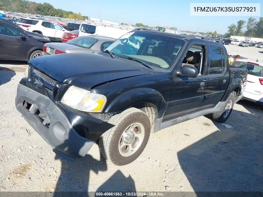 2005 Ford Explorer Sport Trac Adrenalin/Xls/Xlt VIN: 1FMZU67K35US77921 Lot: 40661563