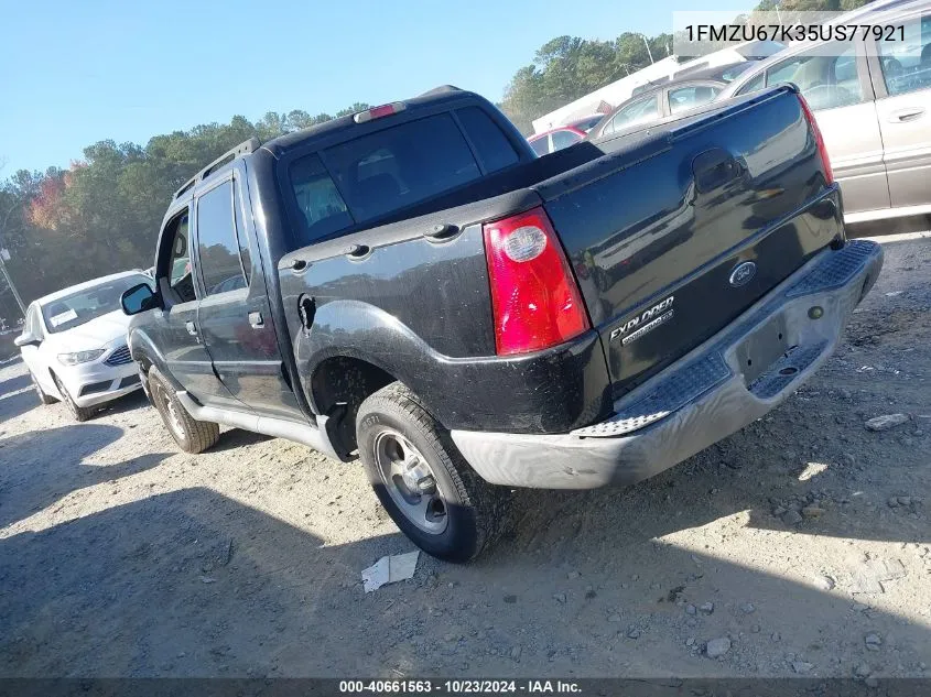 2005 Ford Explorer Sport Trac Adrenalin/Xls/Xlt VIN: 1FMZU67K35US77921 Lot: 40661563