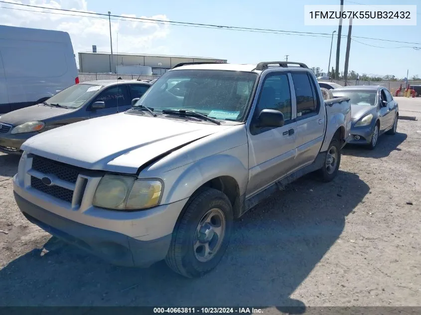 2005 Ford Explorer Sport Trac Adrenalin/Xls/Xlt VIN: 1FMZU67K55UB32432 Lot: 40663811