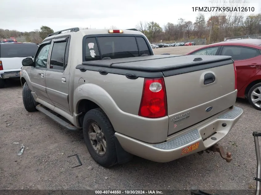 2005 Ford Explorer Sport Trac Adrenalin/Xls/Xlt VIN: 1FMZU77K95UA12610 Lot: 40744850