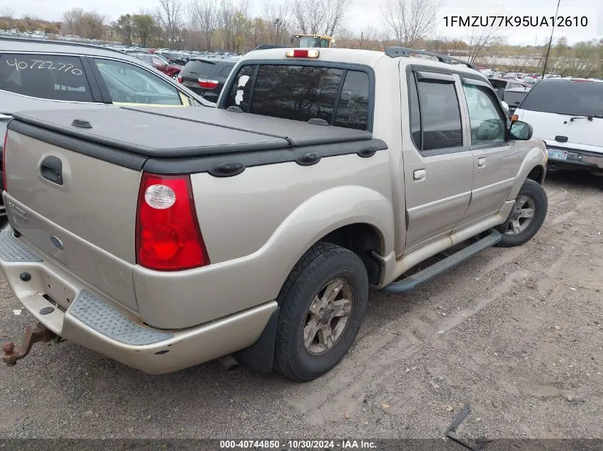 2005 Ford Explorer Sport Trac Adrenalin/Xls/Xlt VIN: 1FMZU77K95UA12610 Lot: 40744850