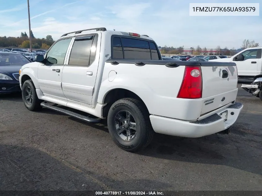 2005 Ford Explorer Sport Trac Adrenalin/Xls/Xlt VIN: 1FMZU77K65UA93579 Lot: 40778917