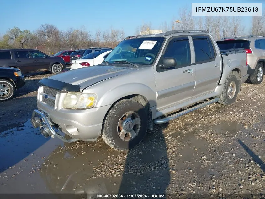 2005 Ford Explorer Sport Trac Adrenalin/Xls/Xlt VIN: 1FMZU67K75UB23618 Lot: 40792884