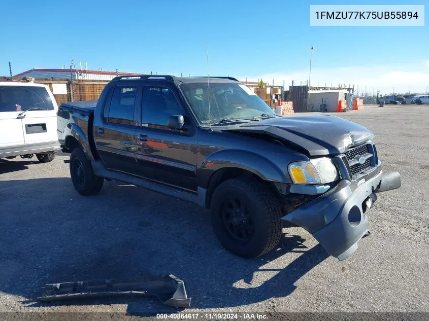 2005 Ford Explorer Sport Trac Adrenalin/Xls/Xlt VIN: 1FMZU77K75UB55894 Lot: 40884617