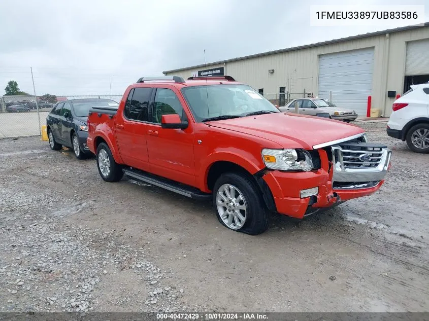 2007 Ford Explorer Sport Trac Limited VIN: 1FMEU33897UB83586 Lot: 40472429