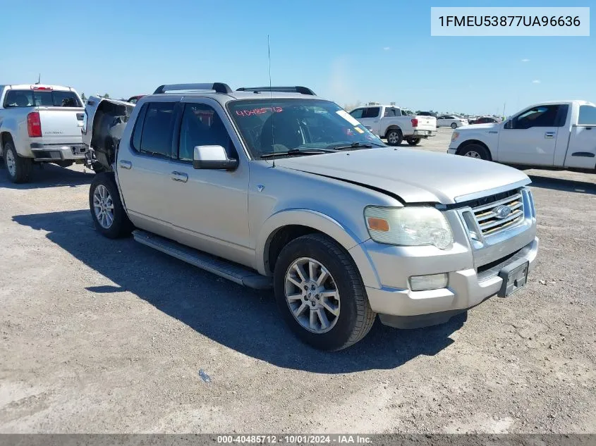 2007 Ford Explorer Sport Trac Limited VIN: 1FMEU53877UA96636 Lot: 40485712