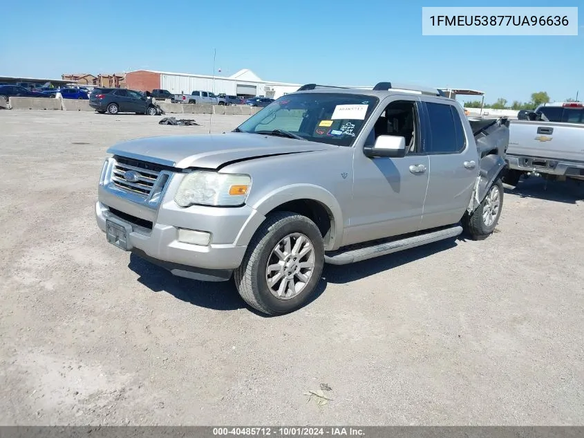 2007 Ford Explorer Sport Trac Limited VIN: 1FMEU53877UA96636 Lot: 40485712